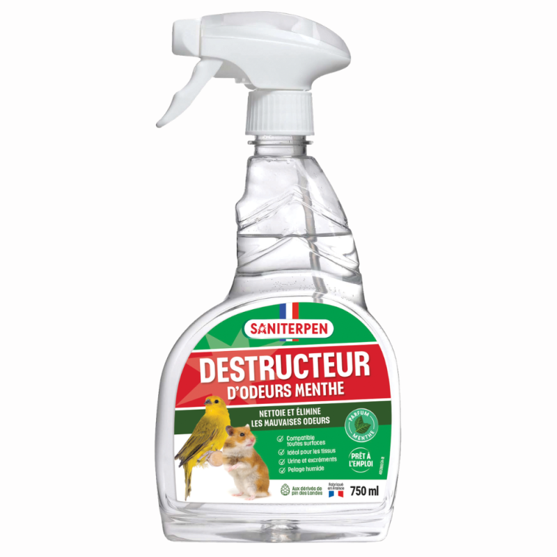 Saniterpen Destructeur d'Odeurs menthe 750ml