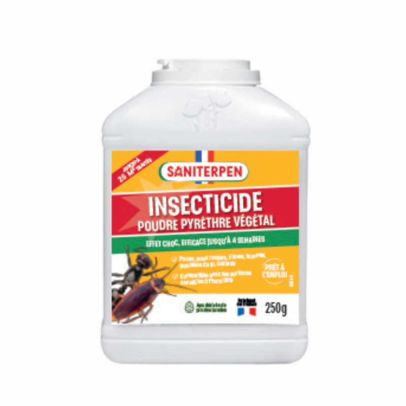 Saniterpen Insecticide Poudre au Pyrèthre Végétal 250g