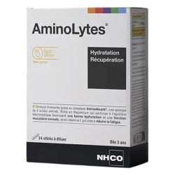Nhco Aminolytes Hydratation et Récupération goût citron 14 sticks