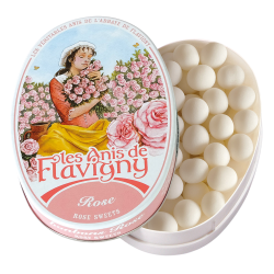 Les Anis de Flavigny Boîte ovale Bonbons rose 50gr