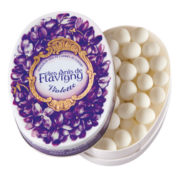 Les Anis de Flavigny Boîte ovale Bonbons Violette 50gr