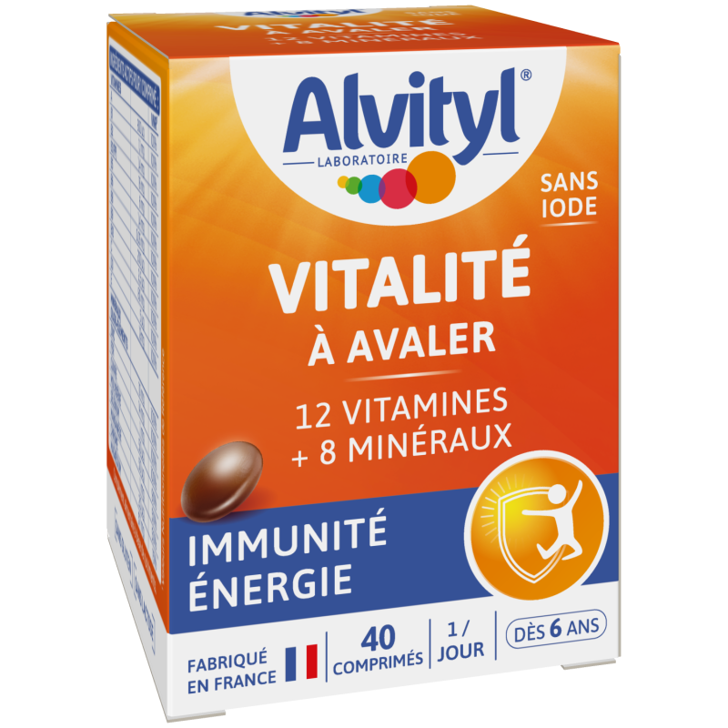 Alvityl Vitalité à avaler 40 comprimés