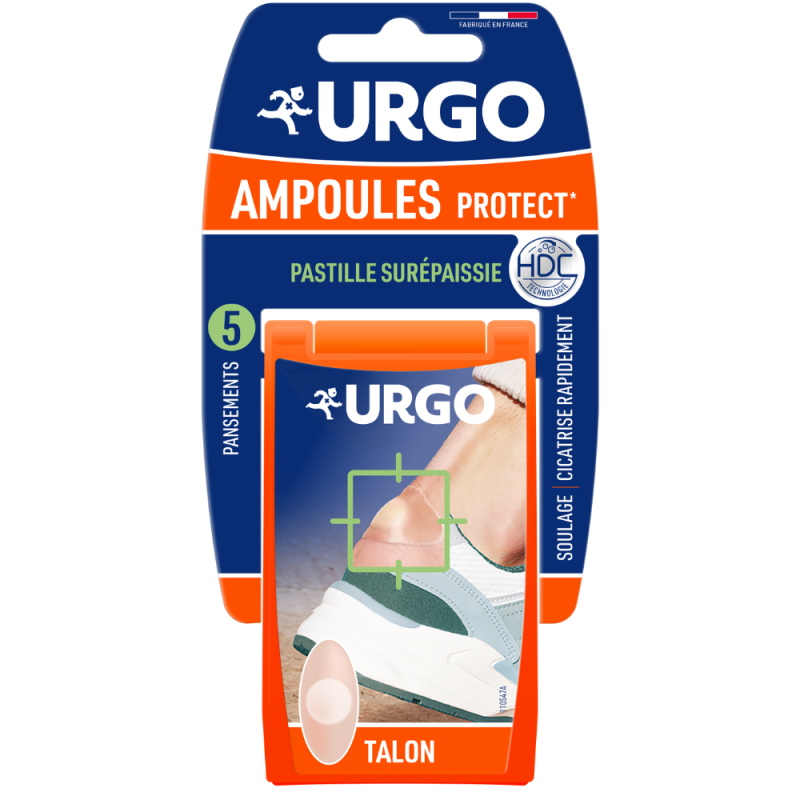 Urgo Ampoules Protect Talon Pansements x5