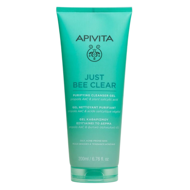Apivita Just Bee Clear Gel nettoyant purifiant 200ml