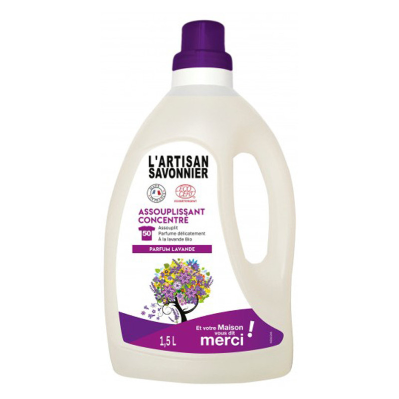 Gravier L'Artisan Savonnier Assouplissant Concentré parfum Lavande bio 1,5L