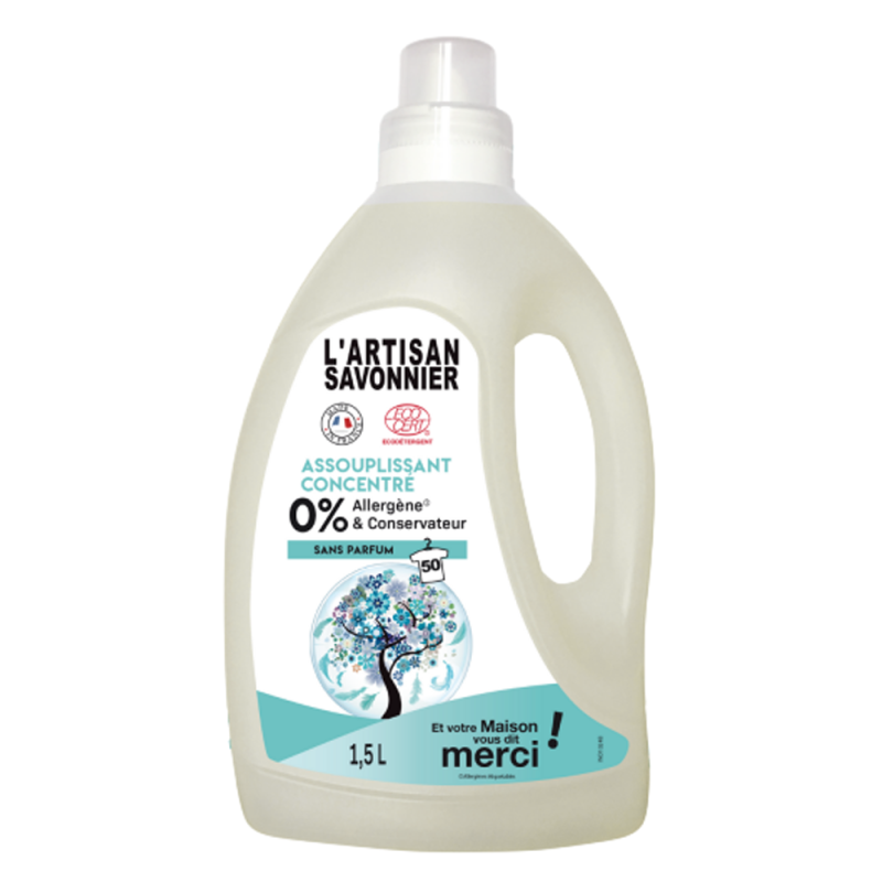 Gravier L'Artisan Savonnier Assouplissant Concentré 0% 1,5L