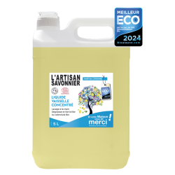 Gravier L'Artisan Savonnier Liquide Vaisselle Concentré parfum citronné 5L