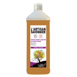 Gravier L'Artisan Savonnier Savon Noir Liquide Authentique Lavandin 1L
