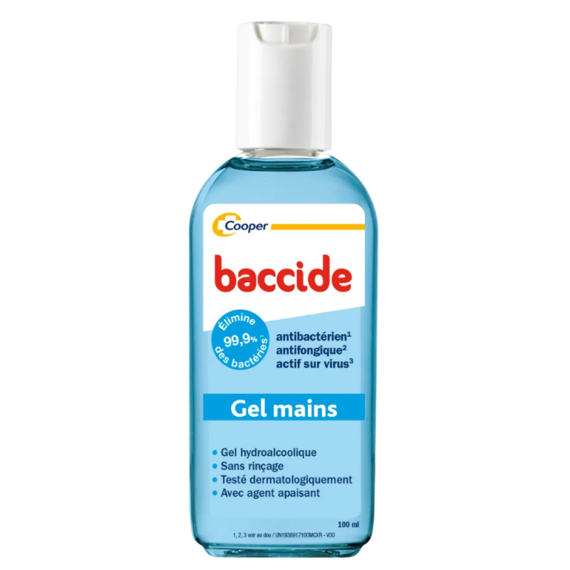 Baccide Gel hydroalcoolique Bleu 100ml
