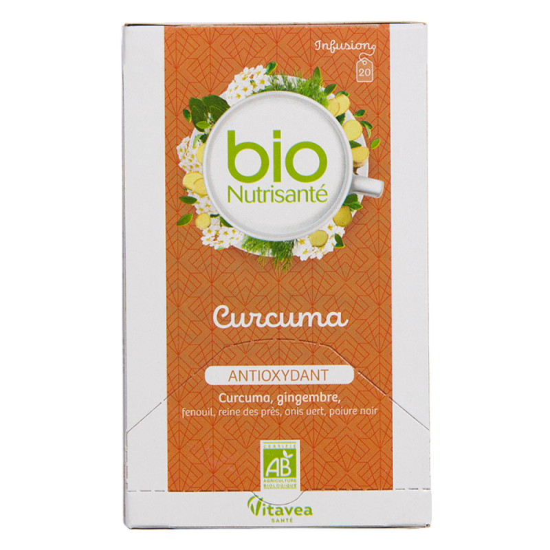 Vitavea BioNutrisanté Infusion Curcuma Antioxydant 20 sachets