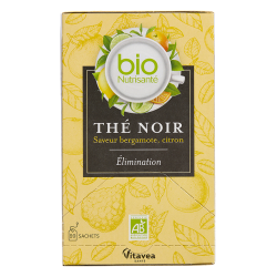 Vitavea BioNutrisanté Infusion Thé noir Élimination 20 sachets