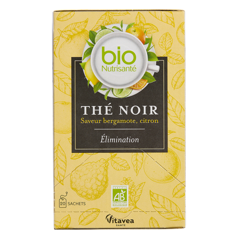 Vitavea BioNutrisanté Infusion Thé noir Élimination 20 sachets