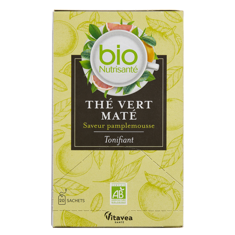 Vitavea BioNutrisanté Thé vert maté Tonifiant 20 sachets