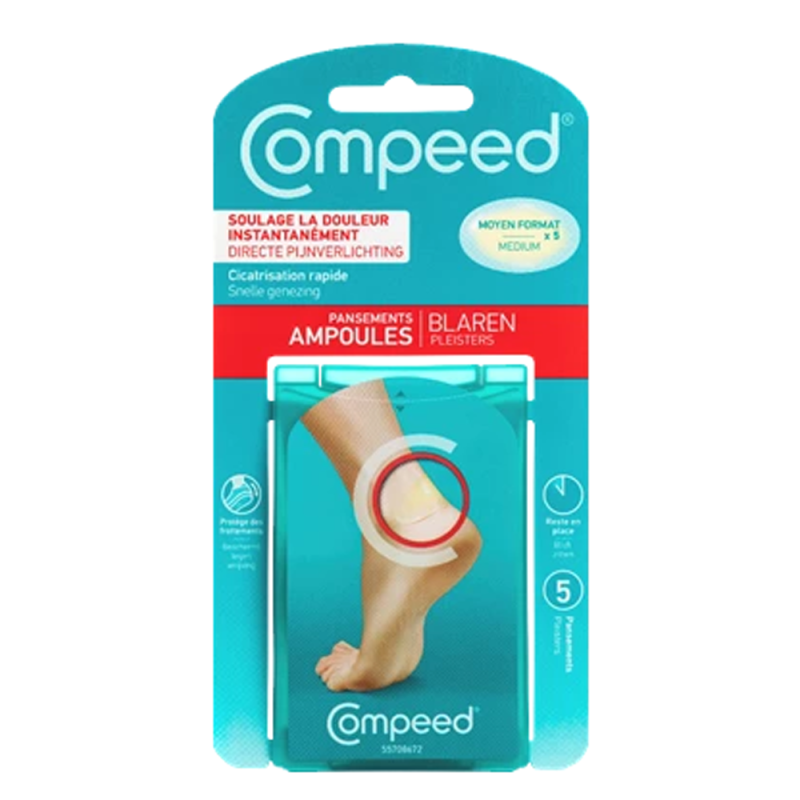 Compeed Pansement Ampoule Moyen Format 5 unités