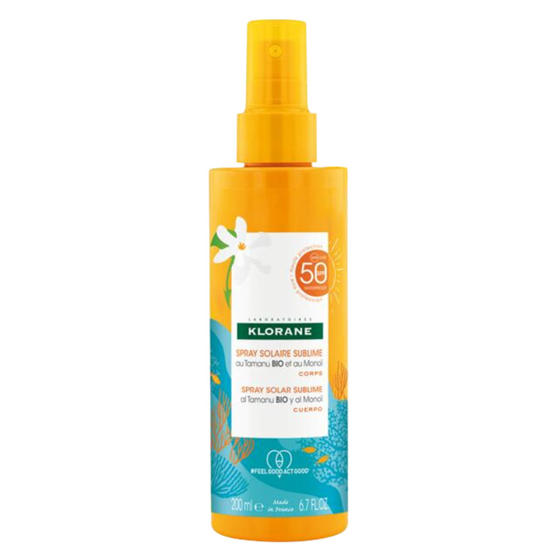 Klorane Spray solaire sublime SPF50 - 200ml