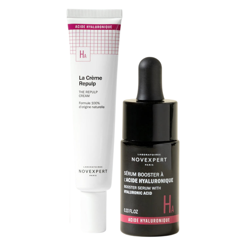 Novexpert Coffret Acide Hyaluronique La Crème Repulp 40ml + Sérum Booster 10ml Offert