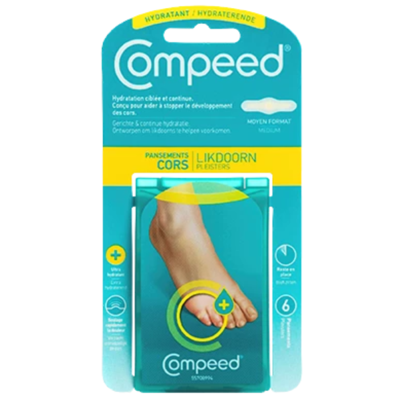 Compeed Pansement Cors Hydratants 6 pansements