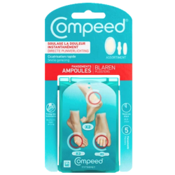 Compeed Pansement Ampoule Assortiment 5 pansements