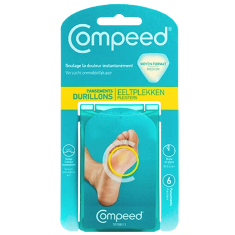 Compeed Pansement Durillon Moyen Format 6 pansements