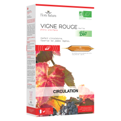 Flora Natura Vigne Rouge Circulation bio 20 ampoules