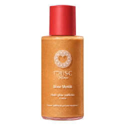 Musc Intime Rose Mystik Huile Glow pailletée corps 100ml