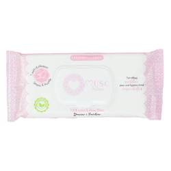 Musc Intime Lingettes toilette Intime au Musc Blanc - l'Irrésistible 30 lingettes