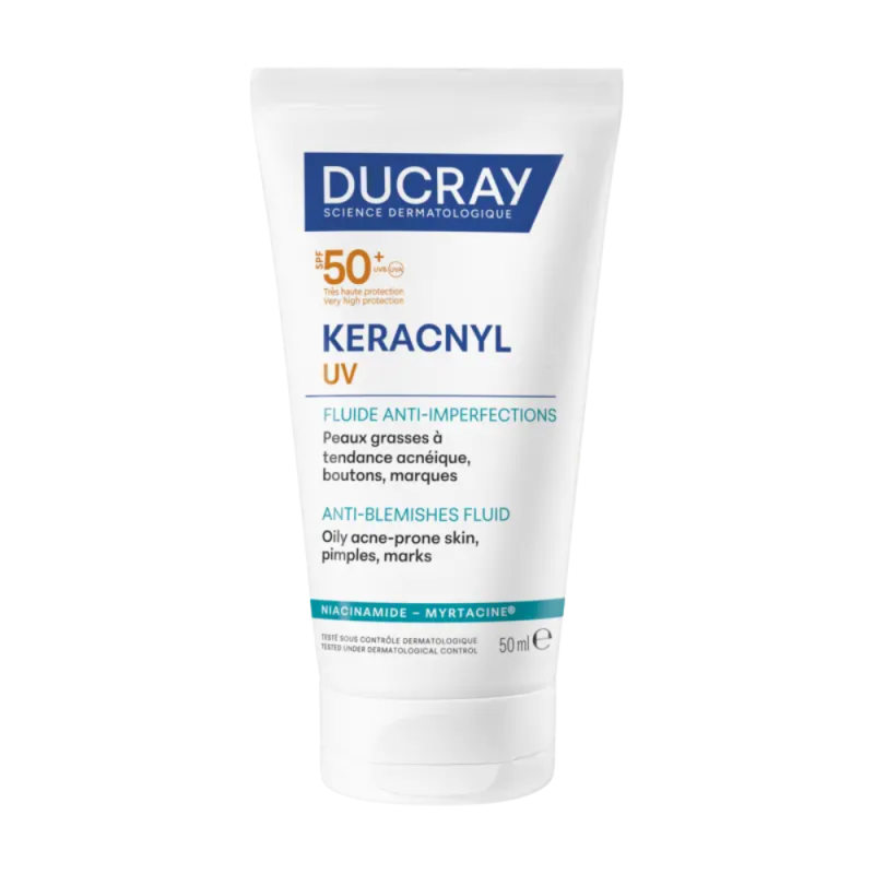 Ducray Keracnyl UV SPF50+ Fluide Anti-Imperfections 50ml