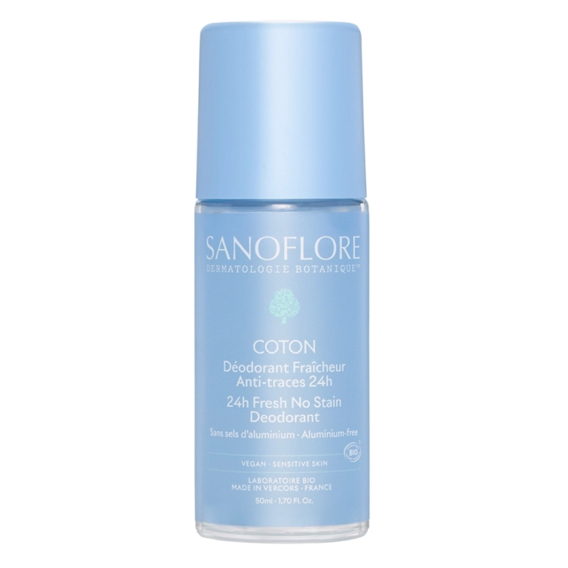 Sanoflore Déodorant Fraîcheur 24H coton bio 50ml
