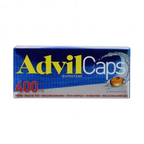 Advilcaps 400mg 14 capsules molles