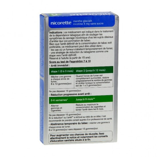 Nicorette Menthe Glaciale...