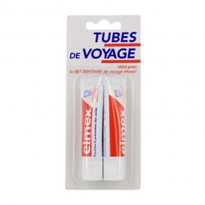 Elmex Anti-caries Dentifrice format voyage 2x12ml