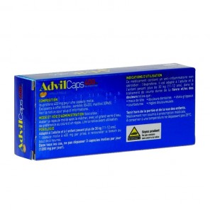Advilcaps 400mg 14 capsules molles