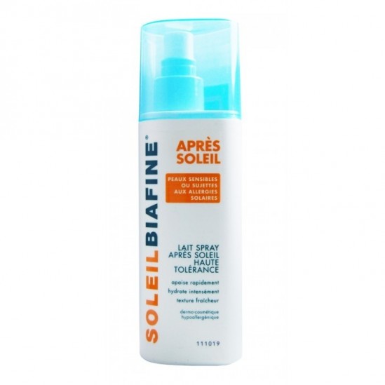 Soleilbiafine Spray Après-Solaire Peaux Sujettes aux Allergies Solaires 200 ml