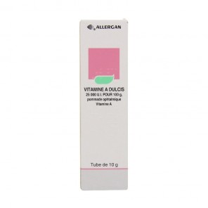 Vitamine A Dulcis 25000 ui/100g pommade ophtalmique
