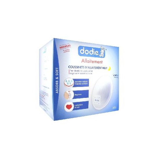 Dodie Coussinets d'Allaitement Nuit 30 pièces