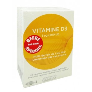 Granions Vitamine D3 2X90 capsules