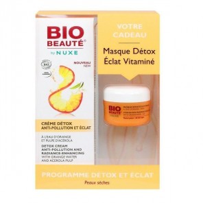 Nuxe Bio Detox Coffret Crème éclat 40ml + masque 15ml offert