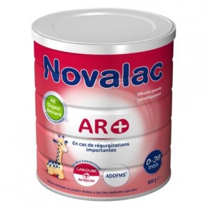 Novalac AR+ Lait 0-36 mois 800gr