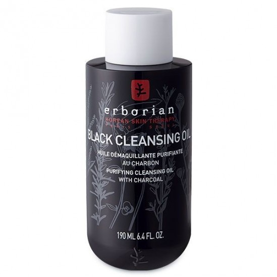 Erborian Black Cleansing Oil Huile démaquillante purifiante 190ml