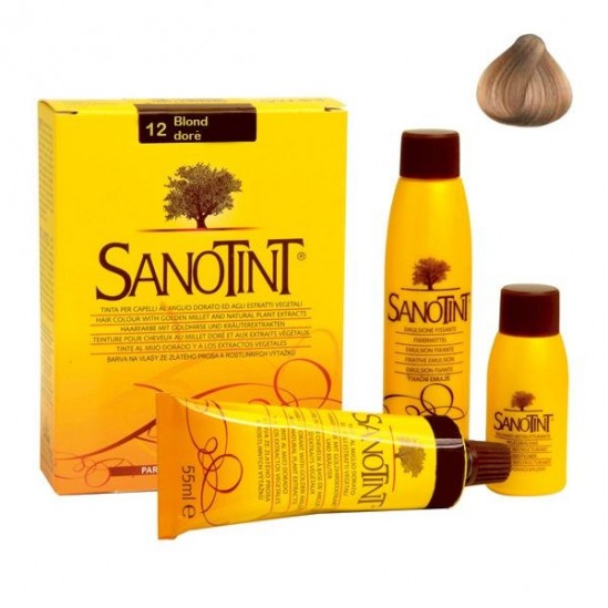 Sanotint Teinture Cheveux Blond Doré  N°12