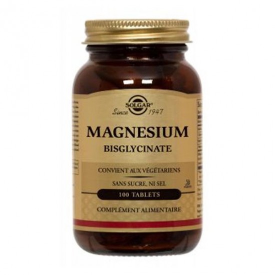 Solgar Magnesium Bisglycinate 250 comprimés