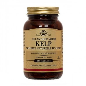 Solgar Kelp Source Naturelle d'Iode 250 tablets