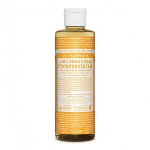 Eolys dr bronner's savon liquide agrumes/orange 240ml