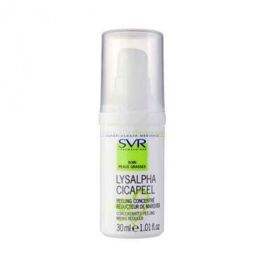 SVR Lysalpha Cicapeel Gel soin peaux grasses peeling concentré 30ml