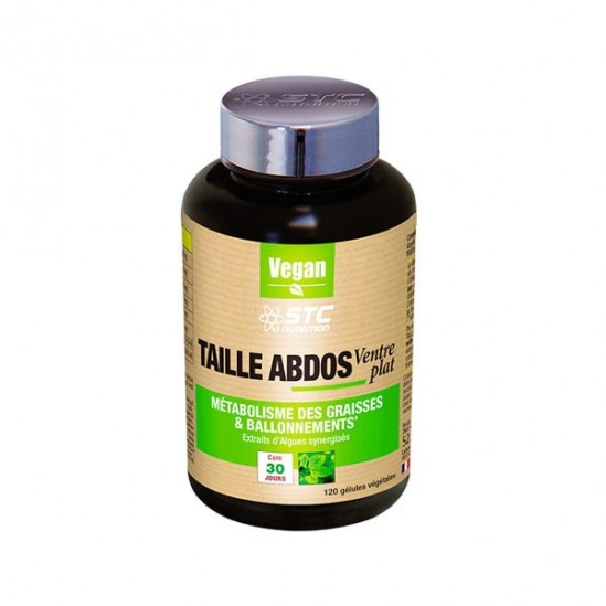 Stc nutrition taille abdos ventre plat complément alimentaire 120 gélules