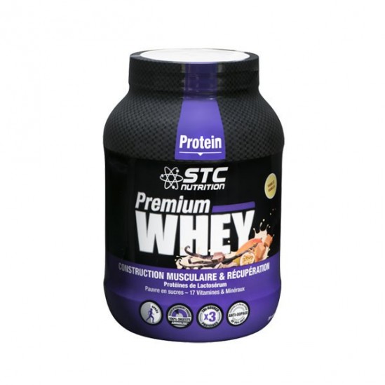 Stc nutrition premium whey vanille complément alimentaire 2,25kg