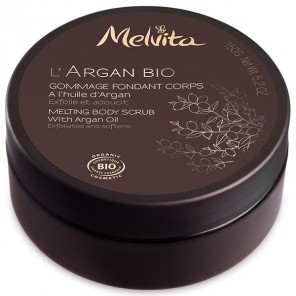 Melvita l'argan bio gommage fondant corps 150g