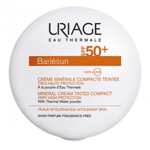 Uriage Bariesun Crème minérale compacte teintée claire SPF50+ 10gr