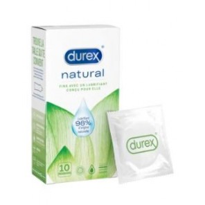 Durex Préservatif Natural - 10 préservatifs