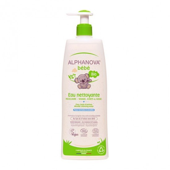 Alphanova bébé eau nettoyante bio 500ml